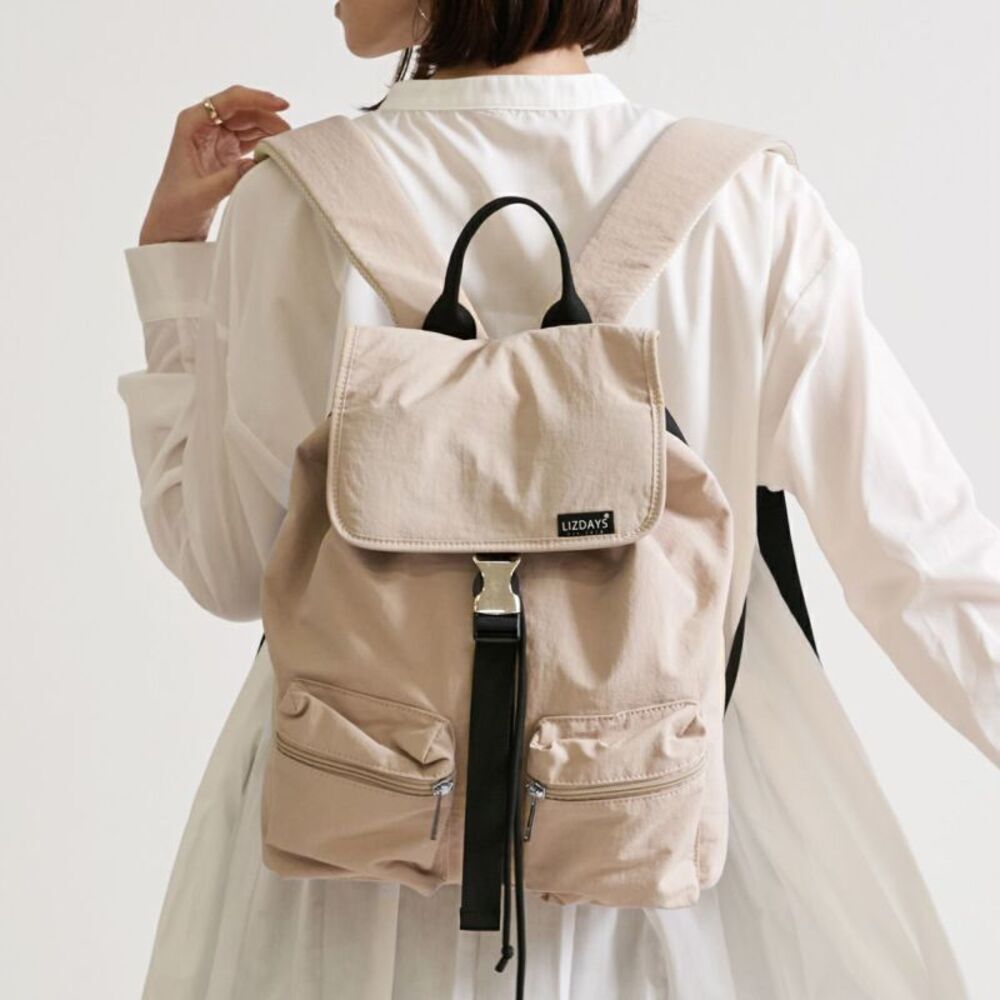 BACKYARD FAMILY「リズデイズ リュック 通販 LIZDAYS バッグ Kacchirin リュックサック レディース」|リュック|ベージュ1