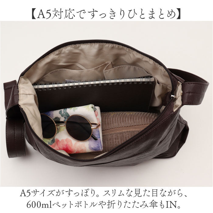 Legato Largo「ショルダーバッグ A5 Legato Largo 通販 レディース ショルダー 肩掛け きれいめ」|ショルダー・メッセンジャー|