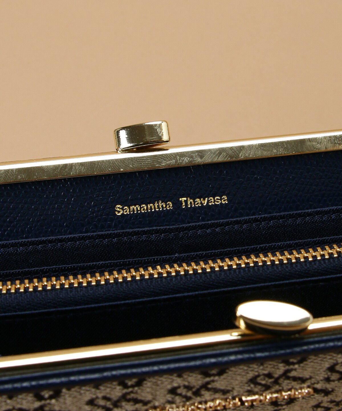 Samantha Thavasa「ST Jacquard 口金長財布」|財布|
