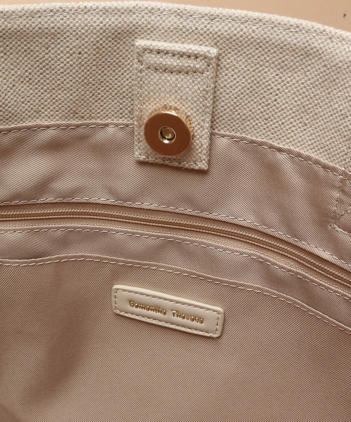 Samantha Thavasa「ロゴリネントートバッグ 大サイズ」|トートバッグ|