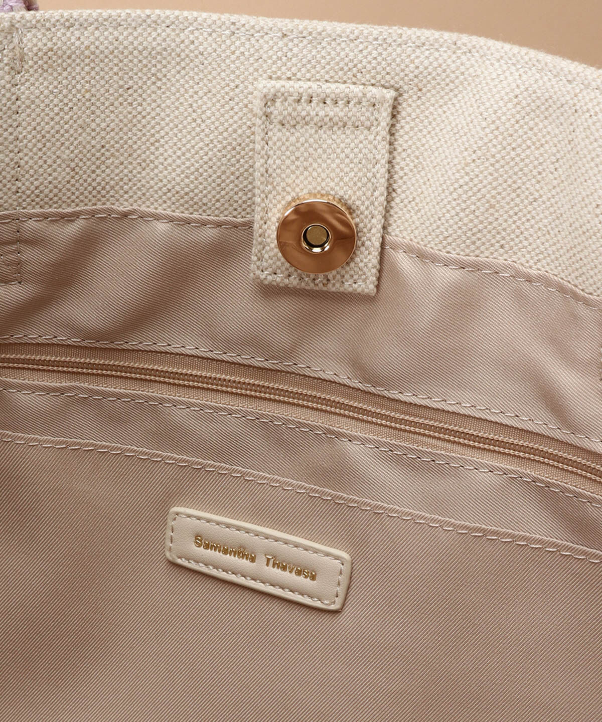 Samantha Thavasa「ロゴリネントートバッグ 大サイズ」|トートバッグ|