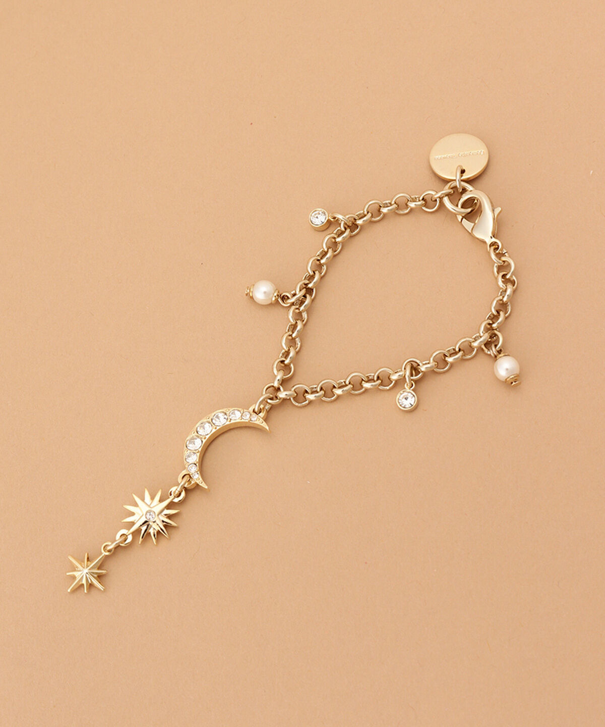 Samantha Thavasa「ビジュームーンバッグチャーム」|チャーム・キーホルダー|クリア