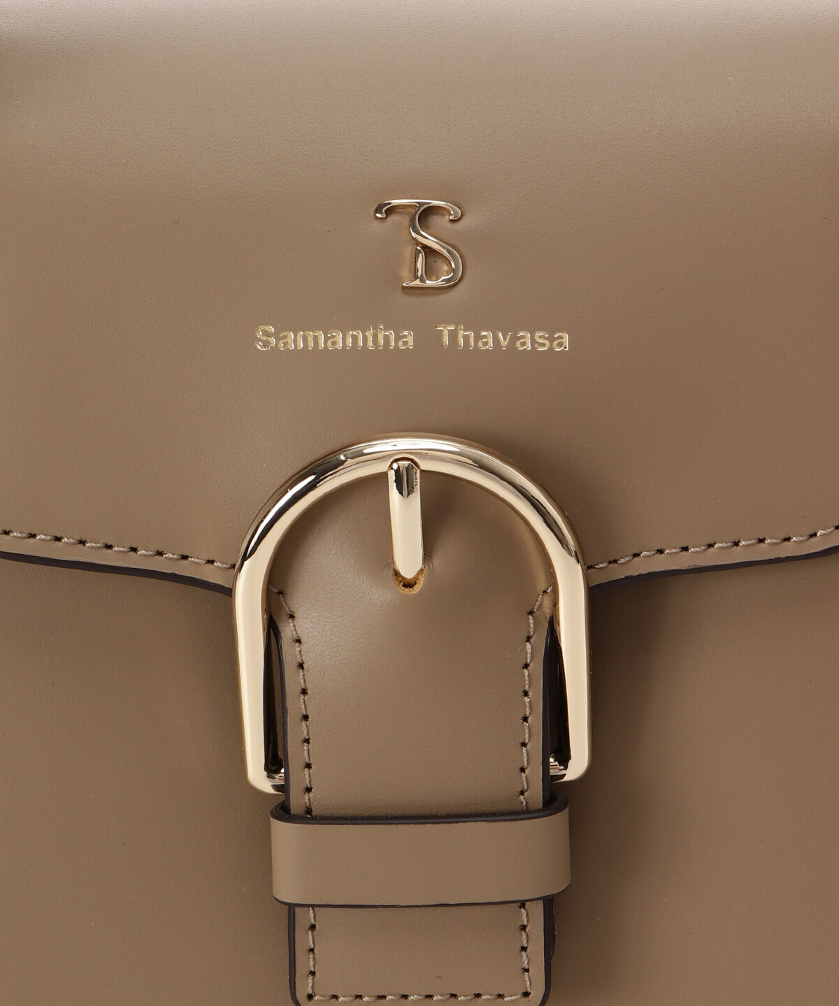 Samantha Thavasa「レザーサイドスタッズハンドバッグ」|ハンドバッグ|