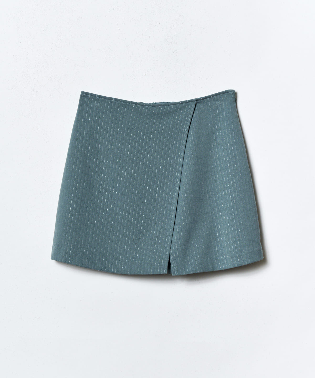 REDYAZEL「ラメストライプラップミニスカパン」|キュロット|