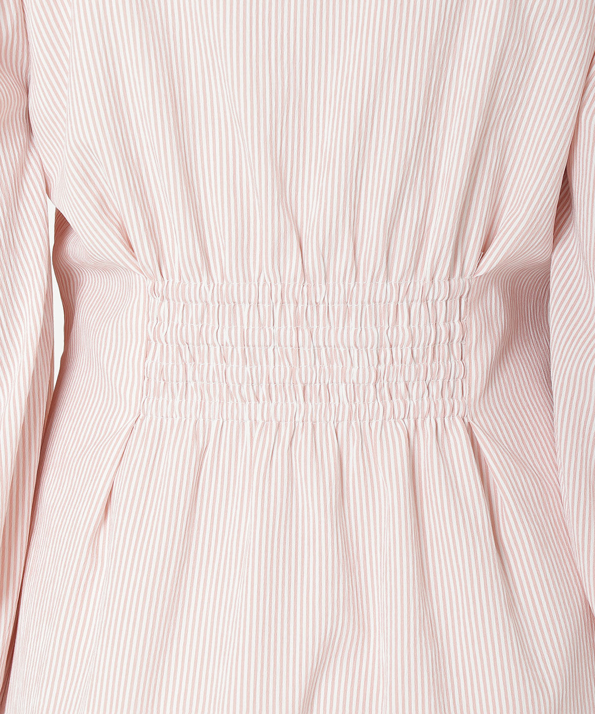 REDYAZEL「肩あきストライプシャツワンピース」|ワンピース|