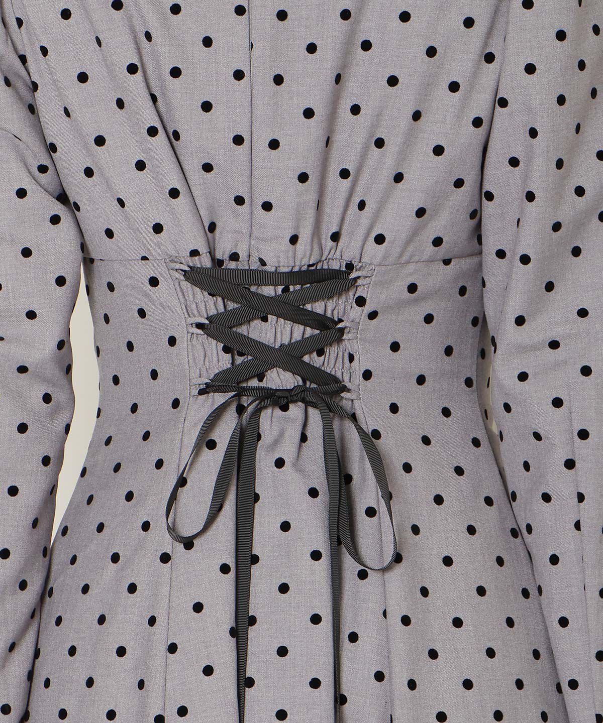 WILLSELECTION「ドットフロッキーフレアワンピース」|ワンピース|