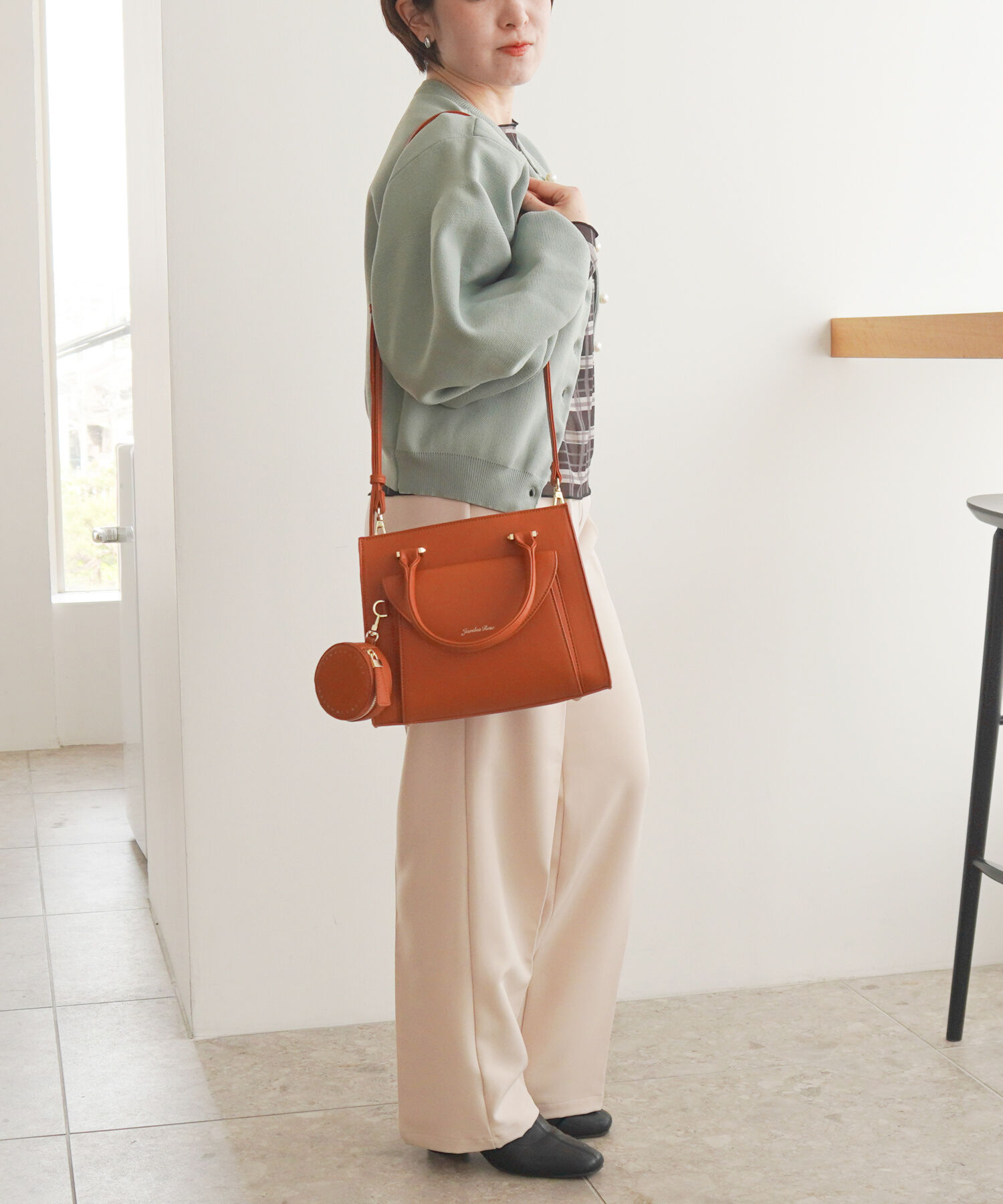 Jewelna Rose「Jewelna Rose ヴィクシー ハンドバッグ コンパクトバッグ 16232」|ショルダー・メッセンジャー|