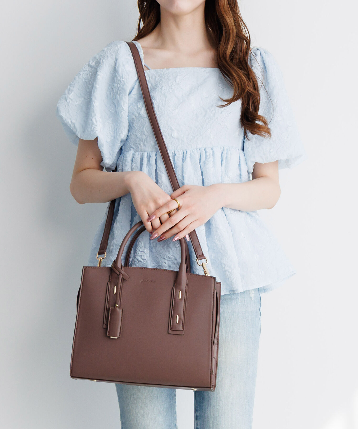  「Jewelna Rose メルジュール トートバッグ ミドルサイズ 65601」|トートバッグ|