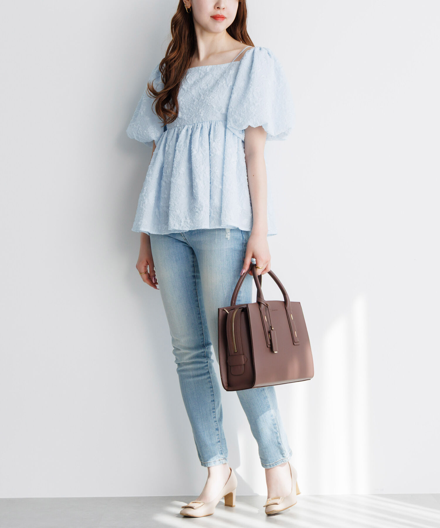  「Jewelna Rose メルジュール トートバッグ ミドルサイズ 65601」|トートバッグ|