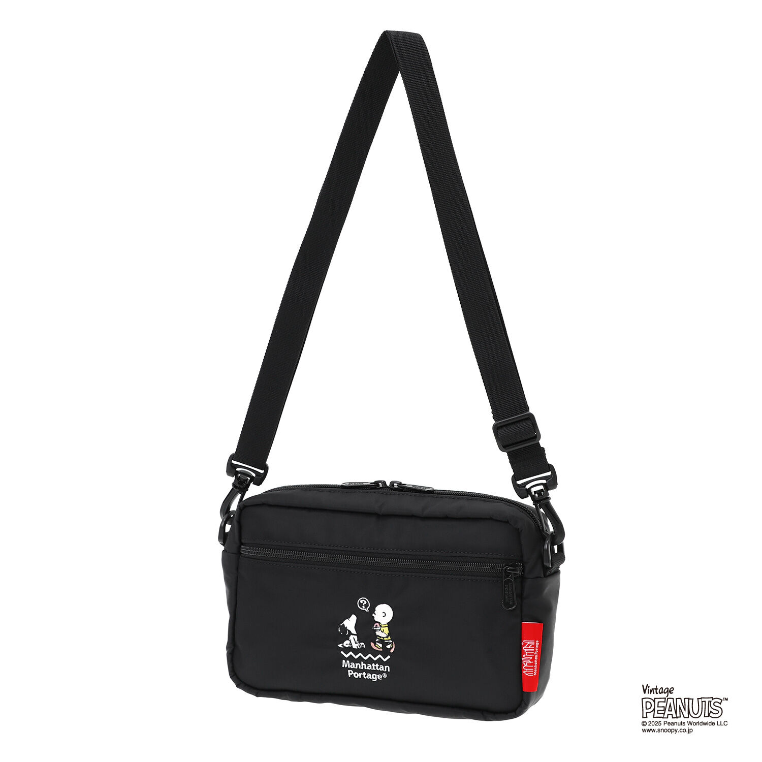 Manhattan Portage「JOGGER(L) JPN VER 2 FLIGHT NYLON BACKING PEANUTS 25」|ショルダー・メッセンジャー|BLK