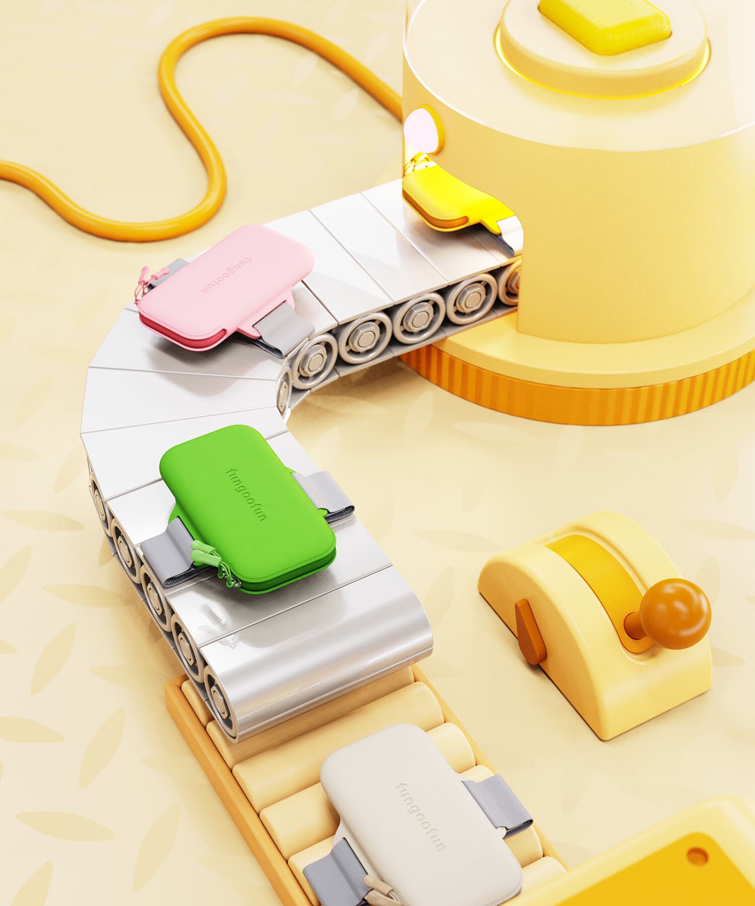 fungoofun「【WEB限定】EVAアームベルトスポーツバッグ/G-0017」|ハンドバッグ|GREEN