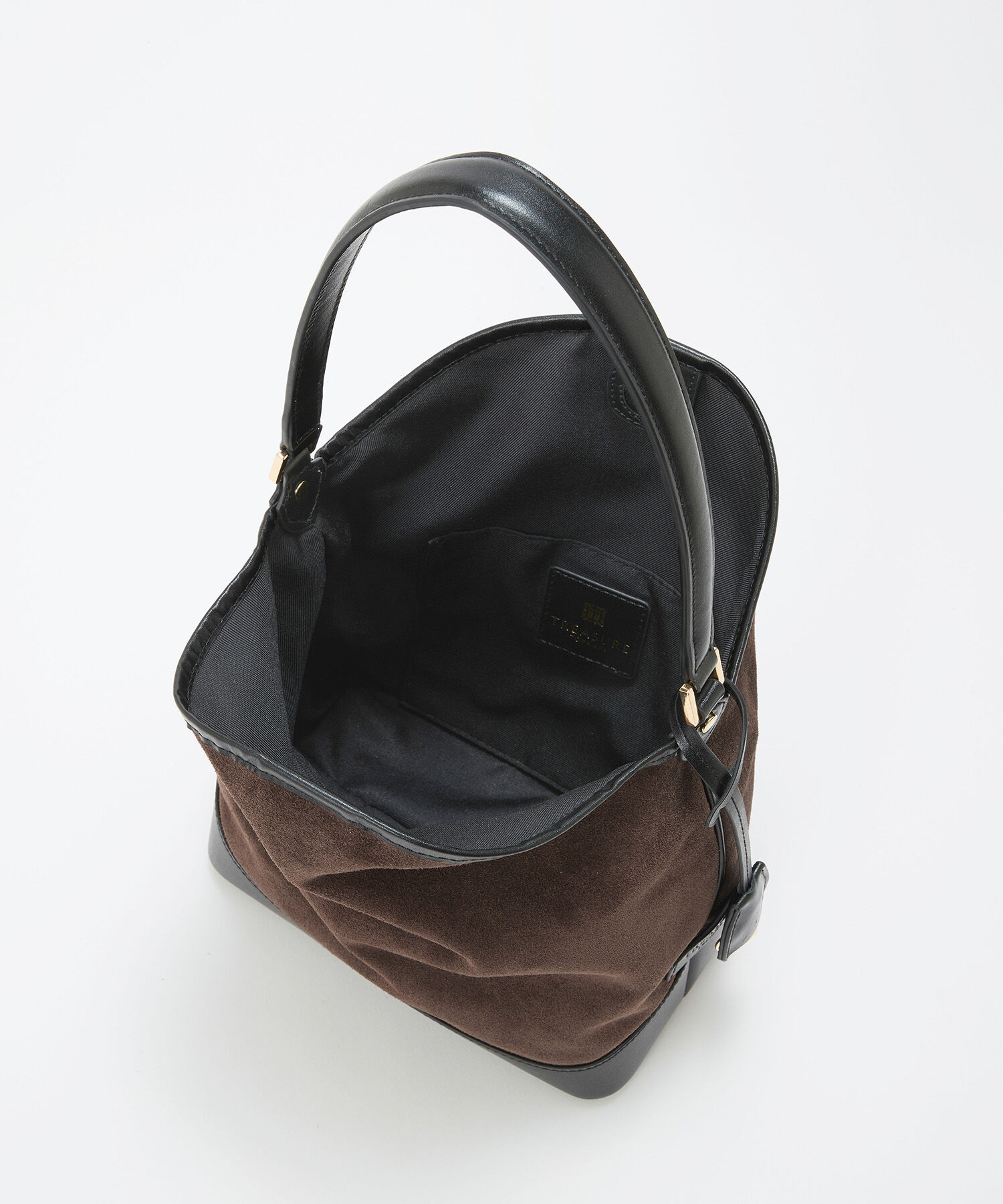 TOPKAPI TREASURE「【TREASURE TOPKAPI】スエード レザーコンビ ワンショルダーバッグ チャーム付き」|ショルダー・メッセンジャー|