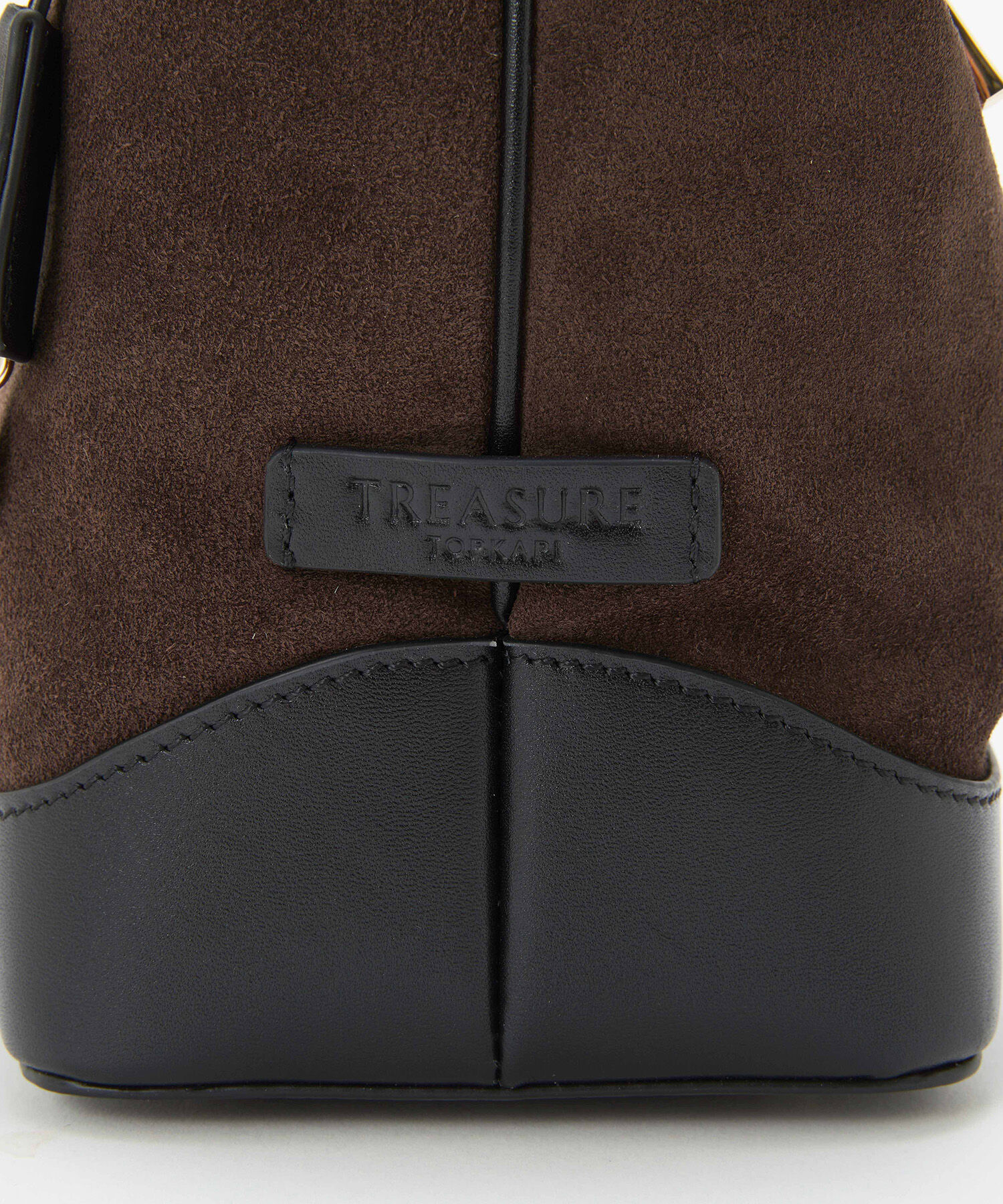 TOPKAPI TREASURE「【TREASURE TOPKAPI】スエード レザーコンビ ワンショルダーバッグ チャーム付き」|ショルダー・メッセンジャー|