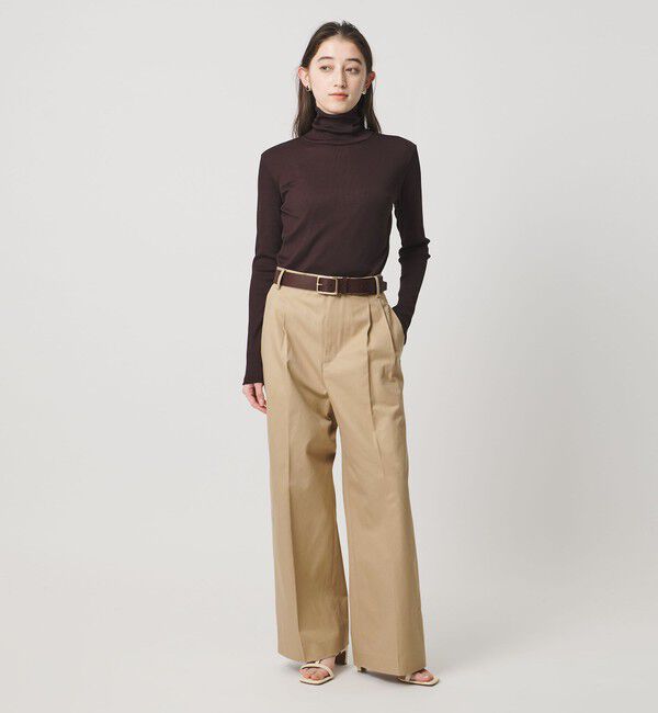 UNITED ARROWS「チノ ワイドパンツ」|チノ|