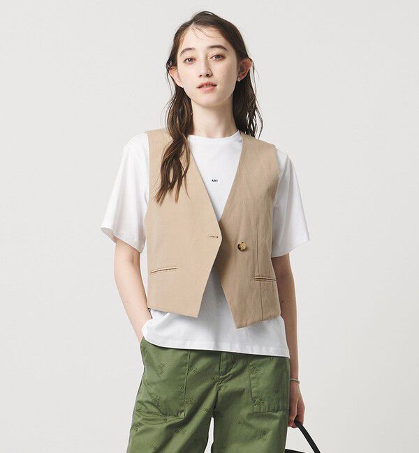 UNITED ARROWS「＜TICCA＞Vネック ベスト」|ベスト・ジレ|
