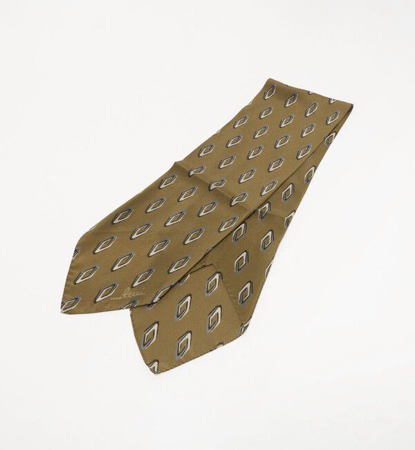 UNITED ARROWS「＜molteni＞プリント アスコットタイ」|マフラー|BEIGE