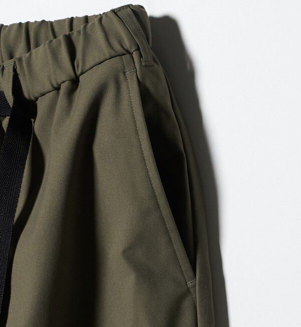 UNITED ARROWS green label relaxing「【WEB限定】ポリエステル ツイル クイックベルト W3 イージーパンツ -ストレッチ-」|チノ|