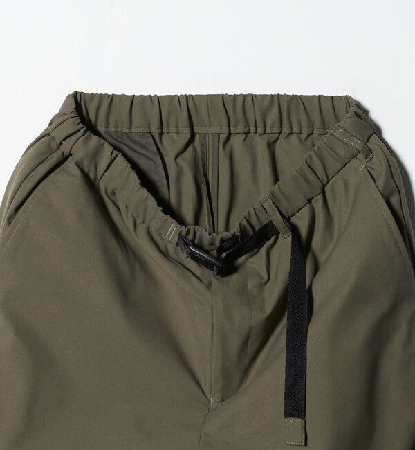 UNITED ARROWS green label relaxing「【WEB限定】ポリエステル ツイル クイックベルト W3 イージーパンツ -ストレッチ-」|チノ|