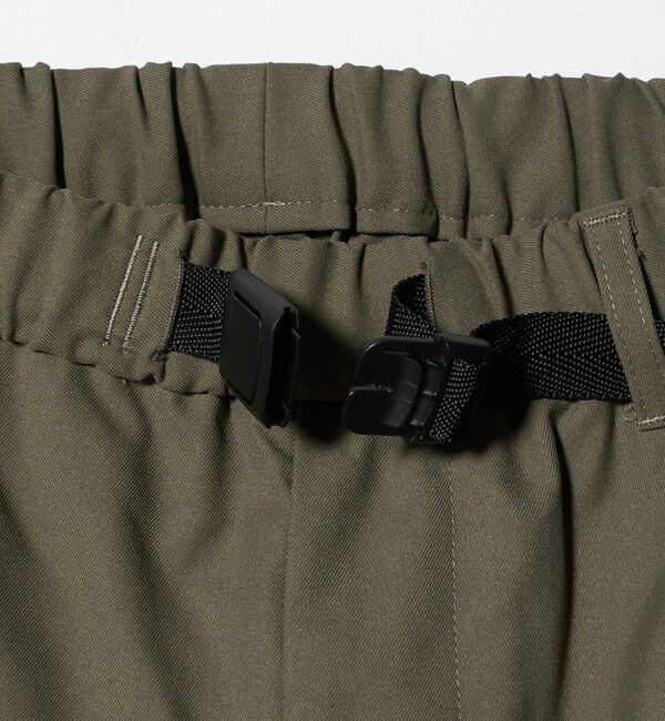 UNITED ARROWS green label relaxing「【WEB限定】ポリエステル ツイル クイックベルト W3 イージーパンツ -ストレッチ-」|チノ|