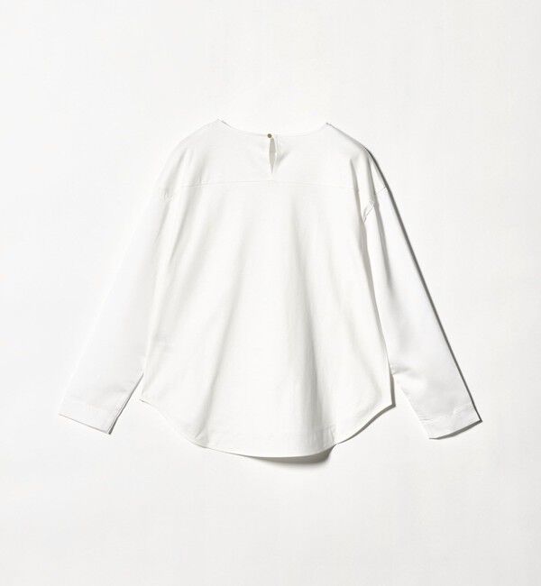 UNITED ARROWS green label relaxing「サテン ドッキング ラウンドヘム プルオーバー カットソー」|Tシャツ・カットソー|