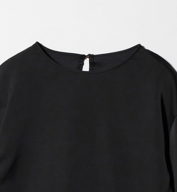 UNITED ARROWS green label relaxing「サテン ドッキング ラウンドヘム プルオーバー カットソー」|Tシャツ・カットソー|