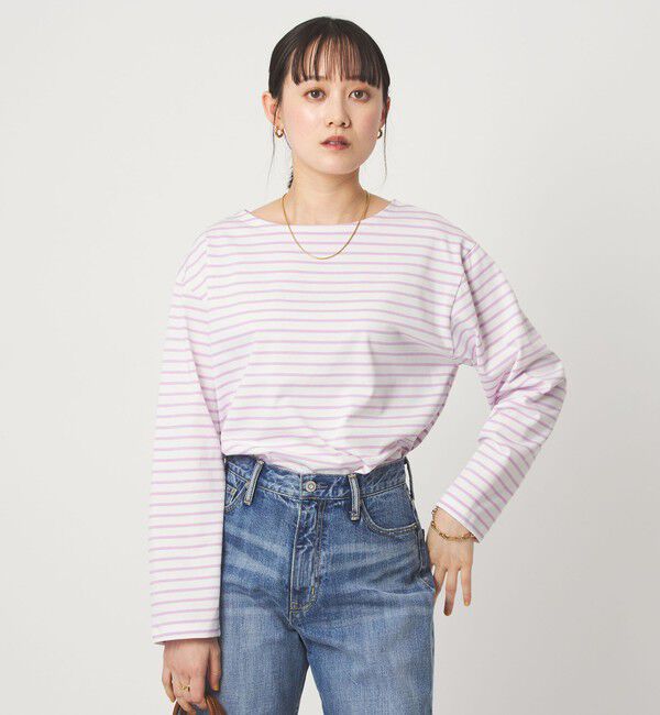 UNITED ARROWS green label relaxing「ボーダー ロングスリーブ カットソー」|Tシャツ・カットソー|