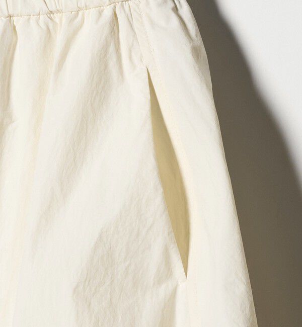UNITED ARROWS green label relaxing「ギャザー フレア スカート オフホワイト」|フレア|