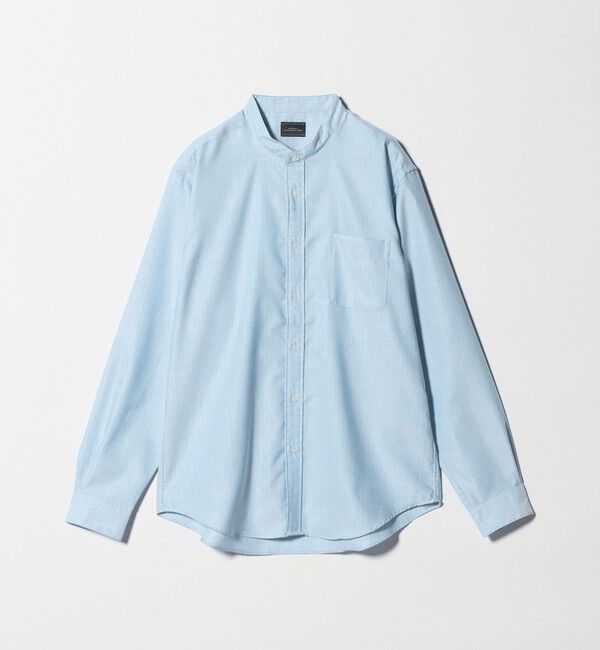 UNITED ARROWS green label relaxing「W/R オックスフォード バンドカラー 長袖 シャツ」|シャツ・ブラウス|