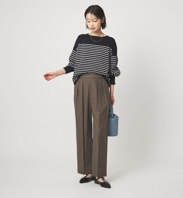 UNITED ARROWS green label relaxing「［size SHORT/TALLあり］Daily Chic コンフィ― ワイド パンツ」|スラックス|