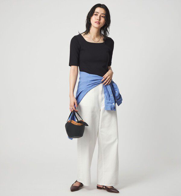 UNITED ARROWS green label relaxing「デコルテ フライス Tシャツ 抗菌」|Tシャツ・カットソー|