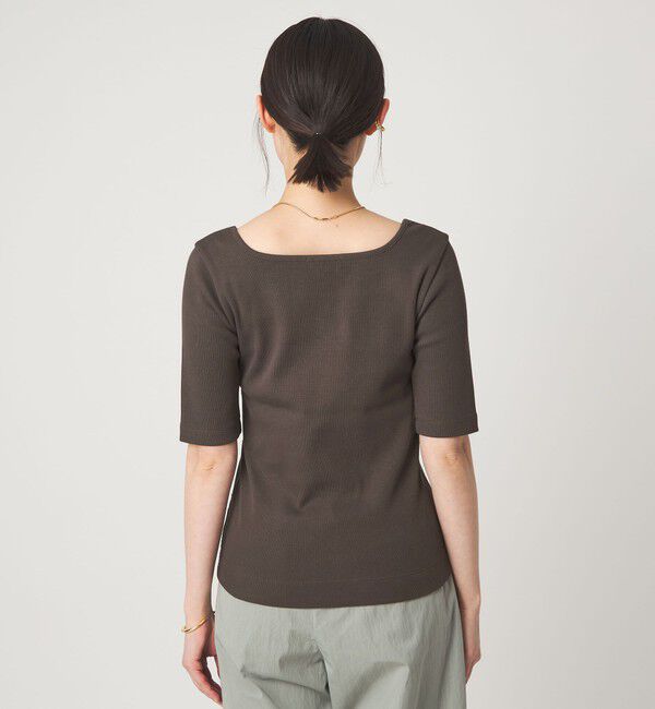 UNITED ARROWS green label relaxing「デコルテ フライス Tシャツ 抗菌」|Tシャツ・カットソー|