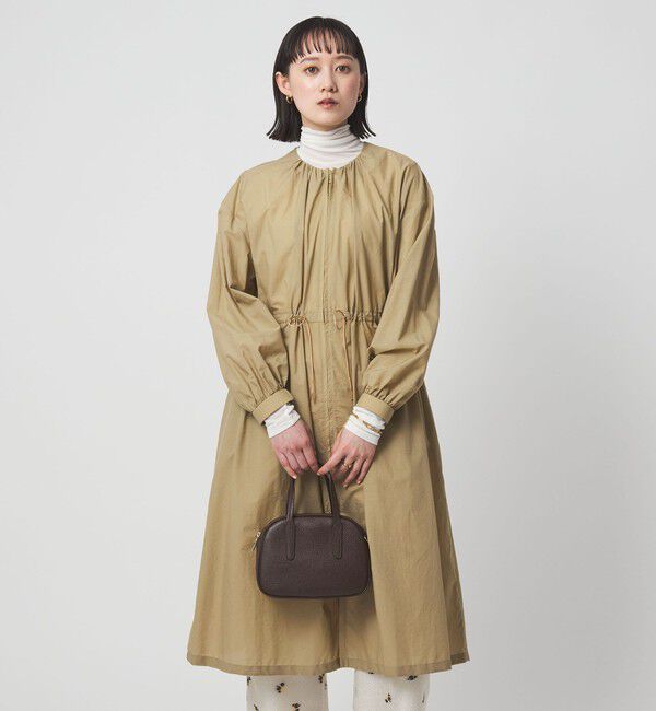 UNITED ARROWS green label relaxing「ギャザー ドロスト コート 撥水」|その他|BEIGE