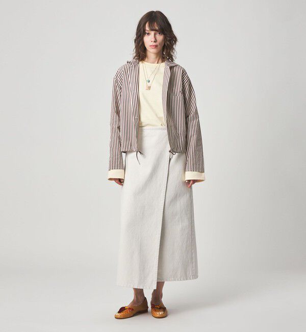 STEVEN ALAN「＜Steven Alan＞コットン ラップ デニムスカート」|スカート|