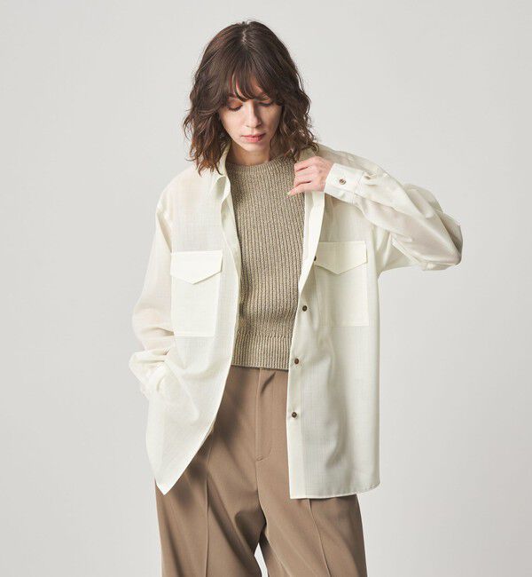 STEVEN ALAN「＜Steven Alan＞レギュラーカラー シャツ」|シャツ・ブラウス|OFF WHITE