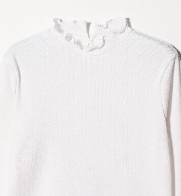 STEVEN ALAN「＜Steven Alan＞ドット リブ フリル プルオーバー」|Tシャツ・カットソー|