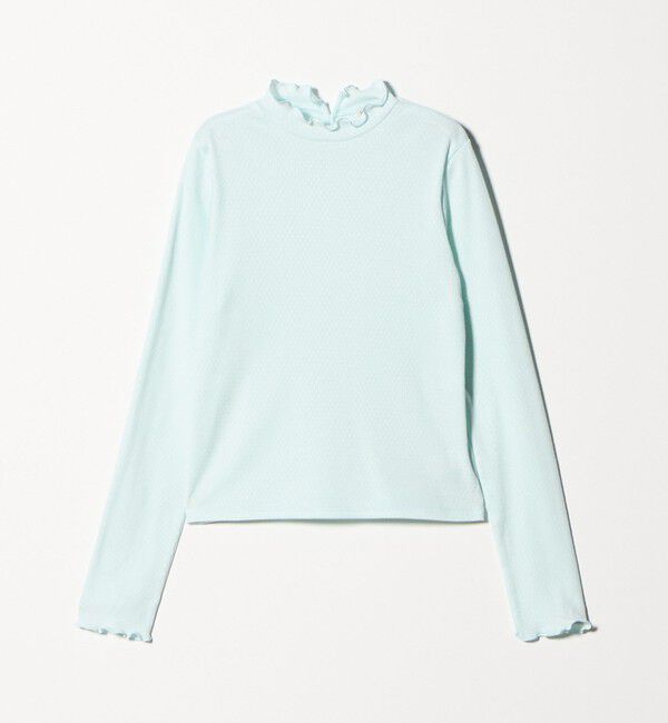 STEVEN ALAN「＜Steven Alan＞ドット リブ フリル プルオーバー」|Tシャツ・カットソー|