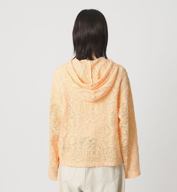 BEAUTY&YOUTH UNITED ARROWS「メッシュ エンブロイダリー フーディ ウォッシャブル」|シャツ・ブラウス|