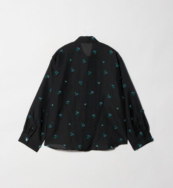 BEAUTY&YOUTH UNITED ARROWS「フラワーモチーフ ジャガード シャツ ウォッシャブル」|シャツ・ブラウス|