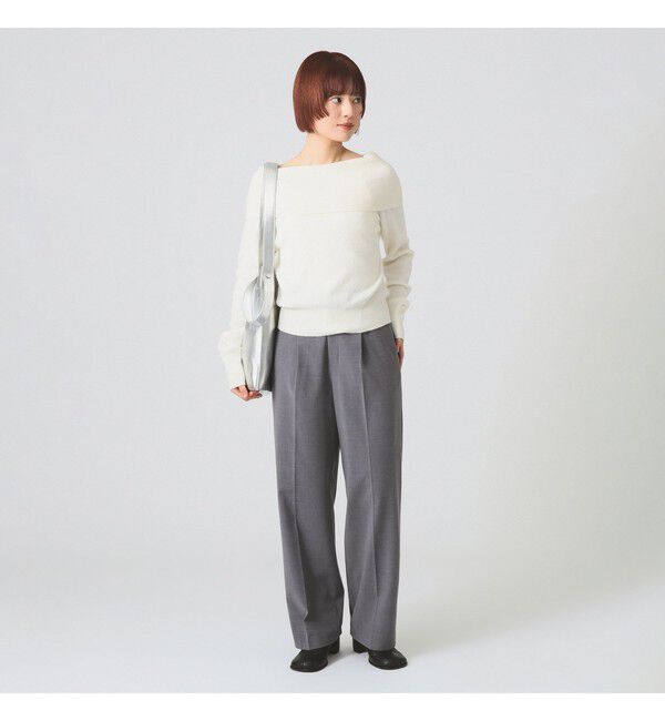 Ray BEAMS 「1タック ストレート パンツ」|スラックス|