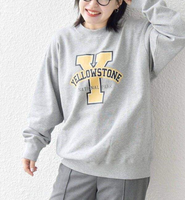 SHIPS any「【WEB限定】SHIPS any: NATIONAL PARK プリント スウェット 23AW◇」|スウェット・ジャージ|