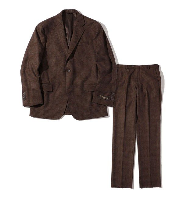 SHIPS「Southwick: FOX BROTHERS フランネル 3B スーツ」|スーツ|ブラウン