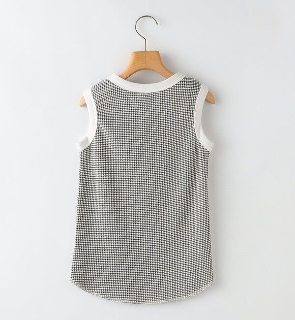 SHIPS KIDS「MOUN TEN.:95～140cm / バイカラー ワッフル タンクトップ」|タンクトップ|