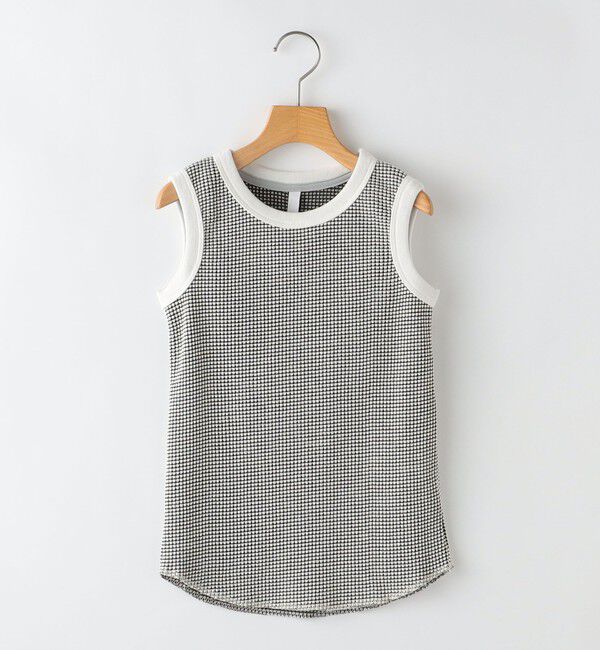 SHIPS KIDS「MOUN TEN.:95～140cm / バイカラー ワッフル タンクトップ」|タンクトップ|