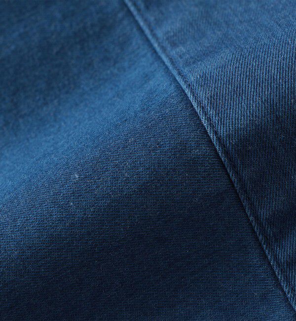 SHIPS「SHIPS: ウォッシュド デニム バンドカラーシャツ」|シャツ・ブラウス|