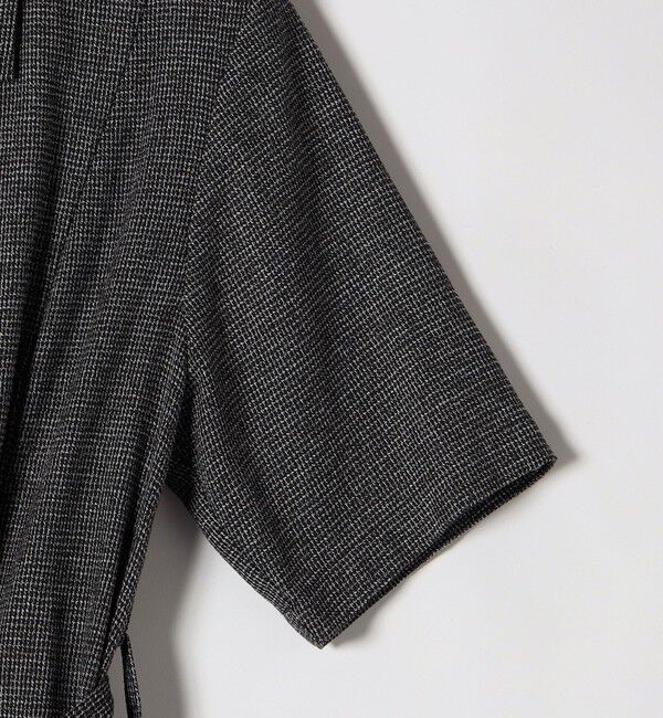 quaranciel「quaranciel:〈手洗い可能〉サマー カラミ テーラード ジャケット ワンピース」|ワンピース|