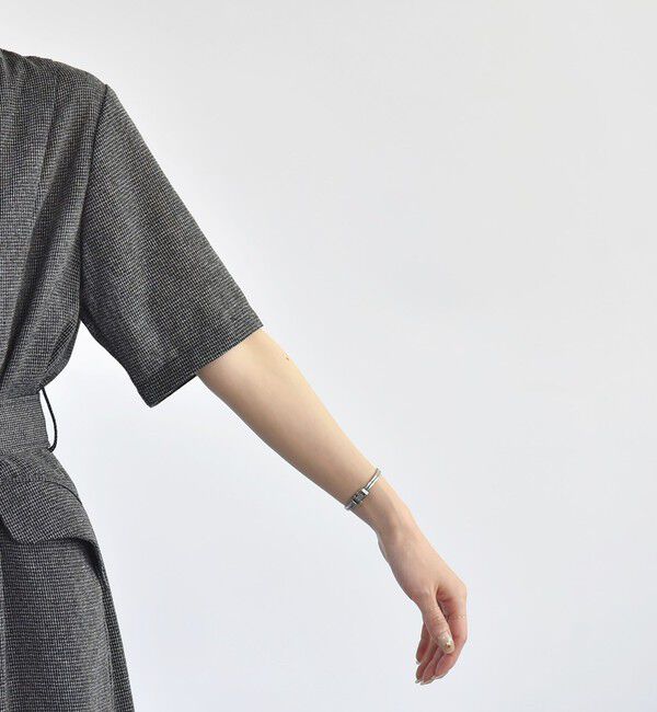 quaranciel「quaranciel:〈手洗い可能〉サマー カラミ テーラード ジャケット ワンピース」|ワンピース|