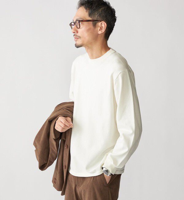 SHIPS「SHIPS: ハイゲージ コットン ウール クルーニット」|ニット・セーター|