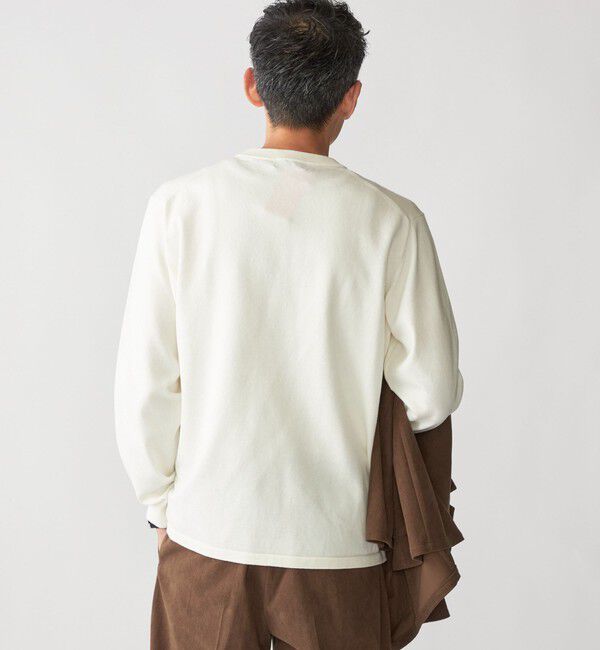 SHIPS「SHIPS: ハイゲージ コットン ウール クルーニット」|ニット・セーター|