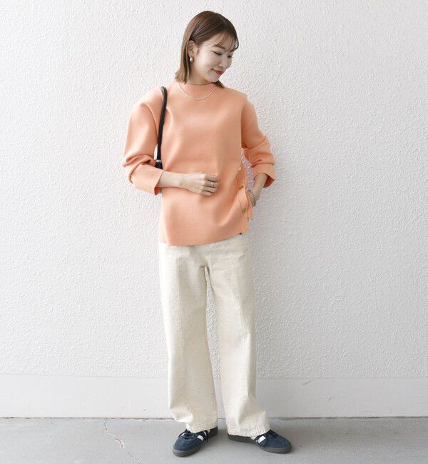 SHIPS any「SHIPS any:〈手洗い可能〉ミラノリブ スタンドカラー ニット プルオーバー」|ニット・セーター|