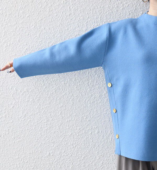 SHIPS any「SHIPS any:〈手洗い可能〉ミラノリブ スタンドカラー ニット プルオーバー」|ニット・セーター|